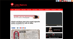 Desktop Screenshot of leicarumors.com